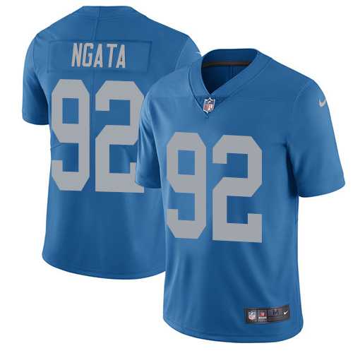 Nike Detroit Lions #92 Haloti Ngata Blue Throwback NFL Vapor Untouchable Limited Jersey,We sell and wholesale Nike Detroit Lions #92 Haloti Ngata Blue Throwback NFL Vapor Untouchable Limited Jersey on line form chian!